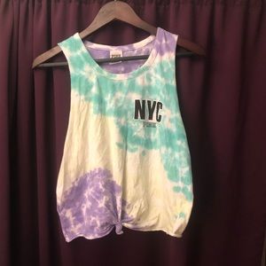 Victoria Secret PINK Tie dye sleeveless tank